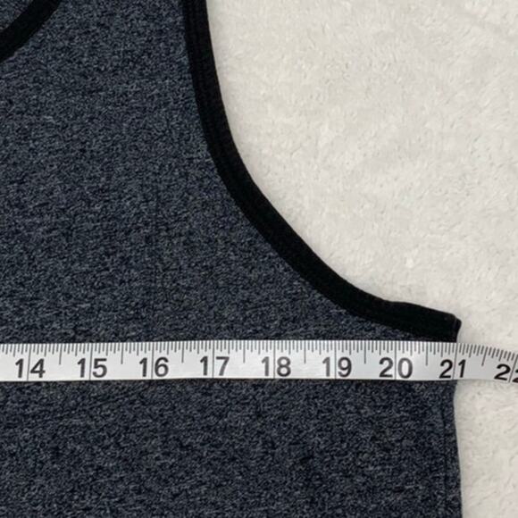 Old Navy Mens Large Tank Top Soft Washed Pocket Black Heather Muscle Basic Soft - Picture 6 of 10